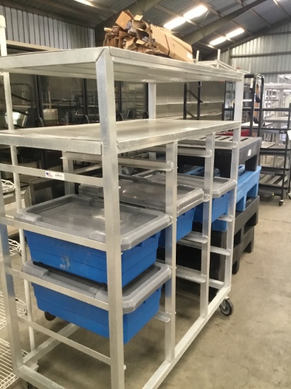 ALUM HAMBURGER TUB CART