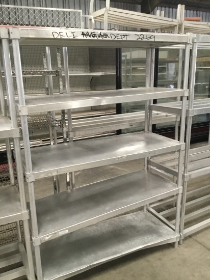 4' ALUM. STORAGE RACK NSF