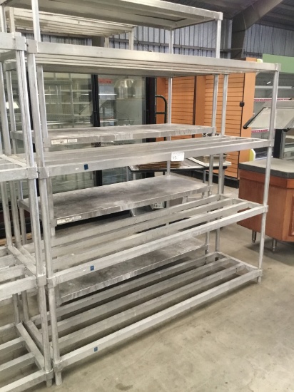 6' ALUM STORAGE RACK NSF
