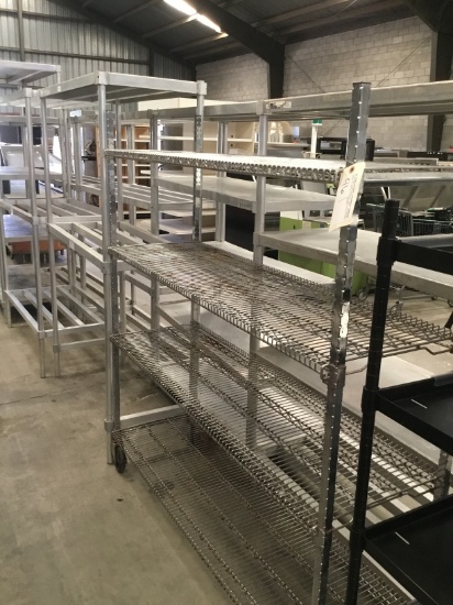 5' STORAGE RACK ON WHEELS
