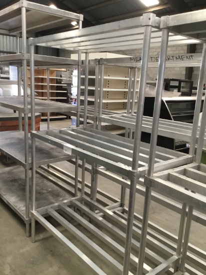 4' ALUM. STORAGE RACK NSF