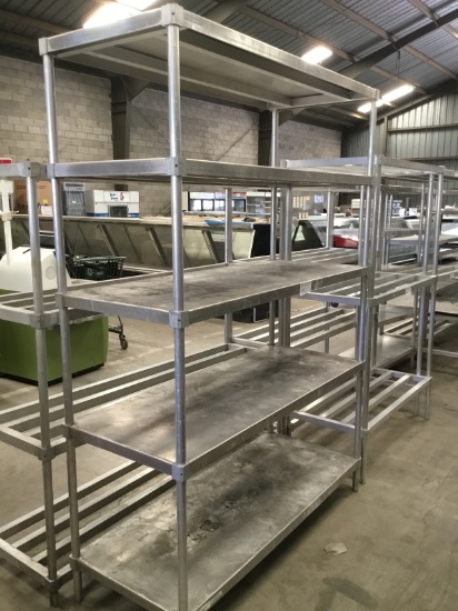 5' ALUM. STORAGE RACK NSF