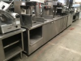 10' S.S. COUNTER W/SINK AND SODA DISPENSOR