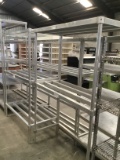 4' ALUM. STORAGE RACK NSF