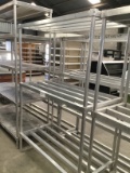 4' ALUM. STORAGE RACK NSF