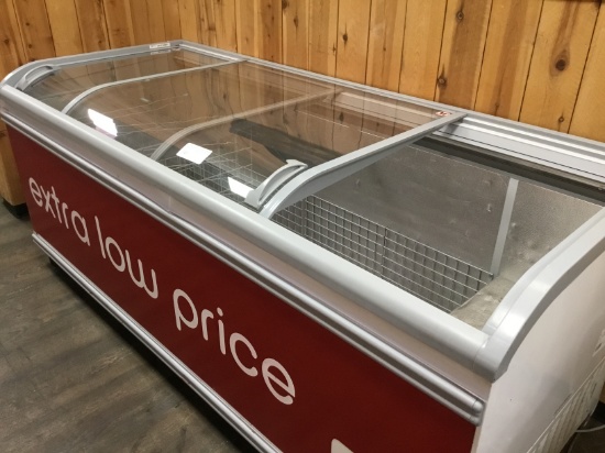 7' slide top freezer