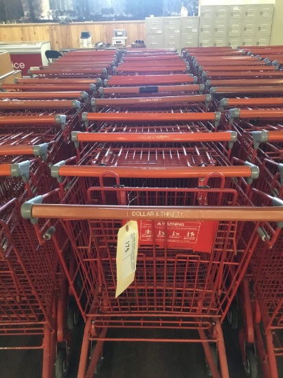 One lot 15 shopping carts