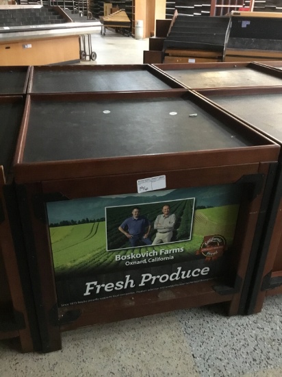 3' x 3' produce display box
