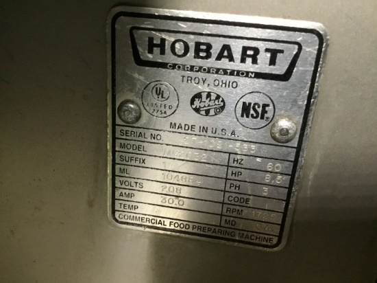 Hobart grinder mixer
