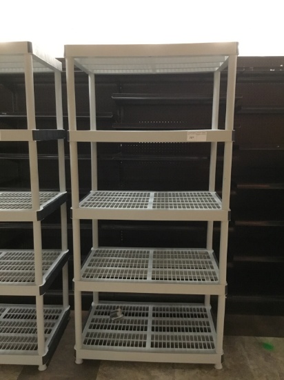 Storage shelves