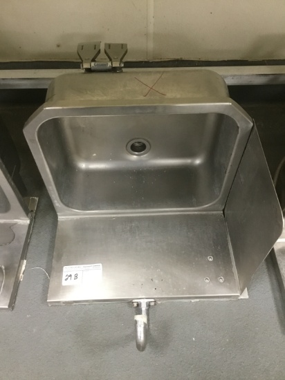 SS HANDSINK WITH KNEE CONTROLS