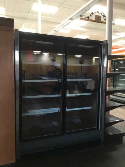 2 Glass door freezer