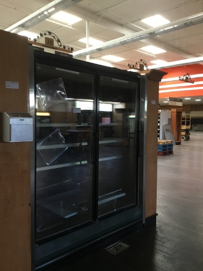 2 Glass door freezer