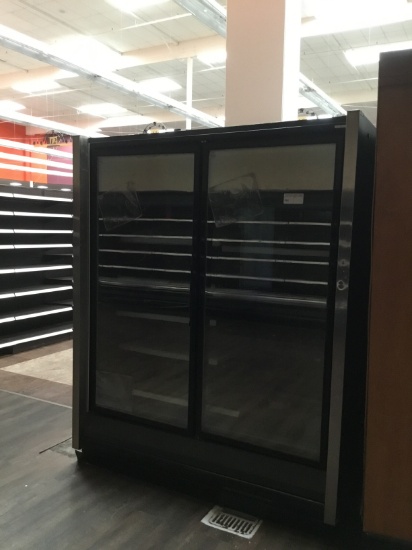 2 Glass door freezer