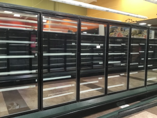 5 Glass door freezer