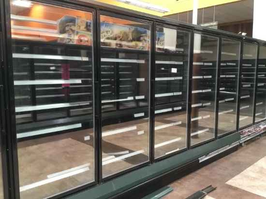 5 Glass door freezer