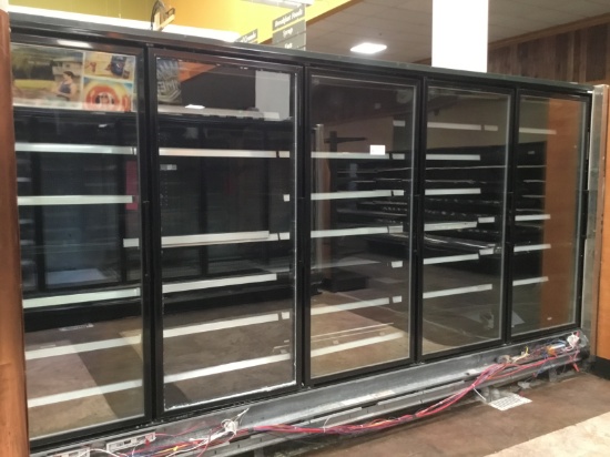 5 Glass door freezer