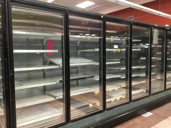 5 Glass door freezer