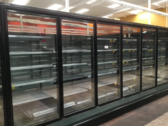 5 Glass door freezer