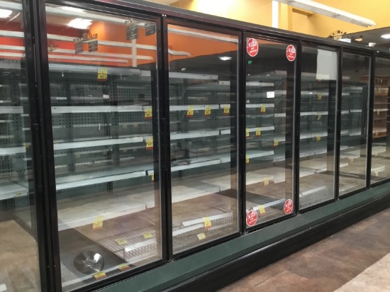 5 Glass door freezer