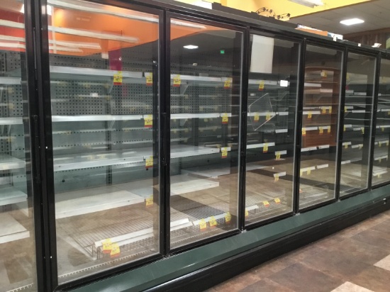 5 Glass door freezer