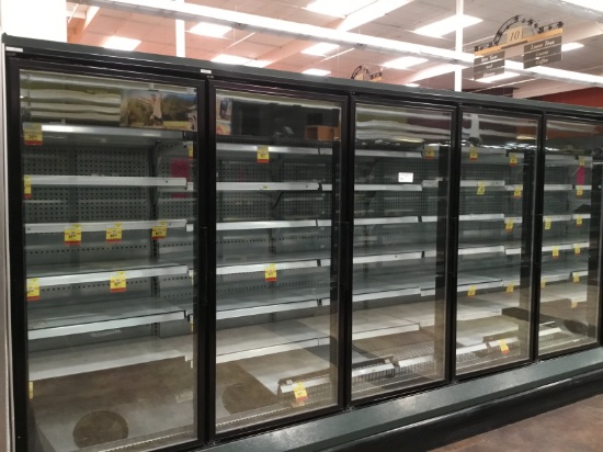 5 Glass door freezer