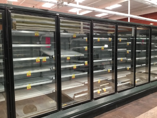 5 Glass door freezer