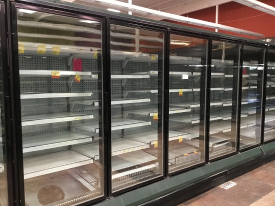 5 Glass door freezer