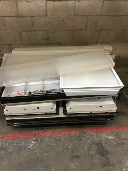 3 pallets misc. overhead lights