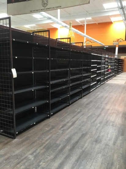 52' metal shelving