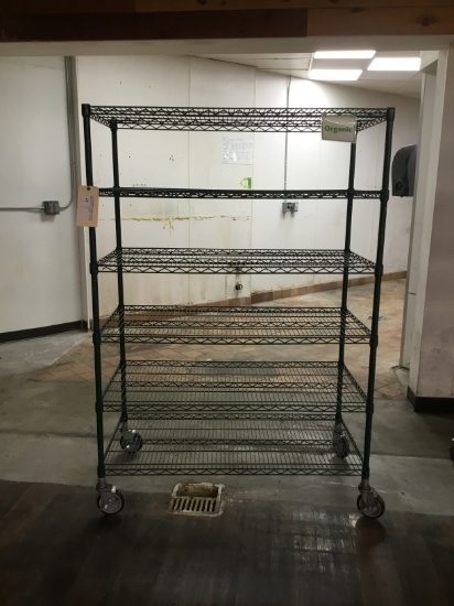 4' Rolling metro racks