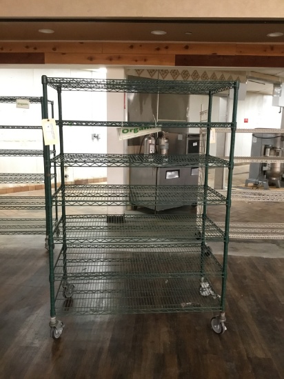 4' Rolling metro racks