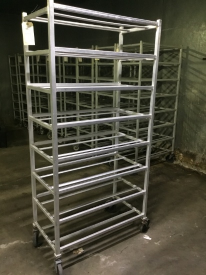 8 shelve wheeled meat rack