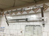 Aluminum hanging wall rack