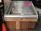 4' single deck produce case