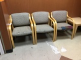 3 pharmacy chairs and end table