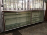 Pharmacy upright glass show cases