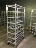 8 shelve wheeled meat rack