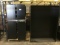 ONE LOT 4 BLACK SHELVING DISPLAYS