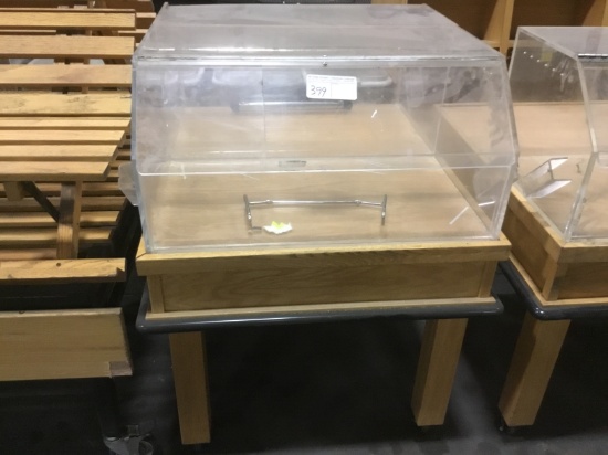 BAKERY ROLL DISPLAY BOX W/ CART