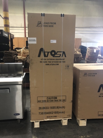 ATOSA SINGLE GLASS DOOR FREEZER S/C NEW IN BOX