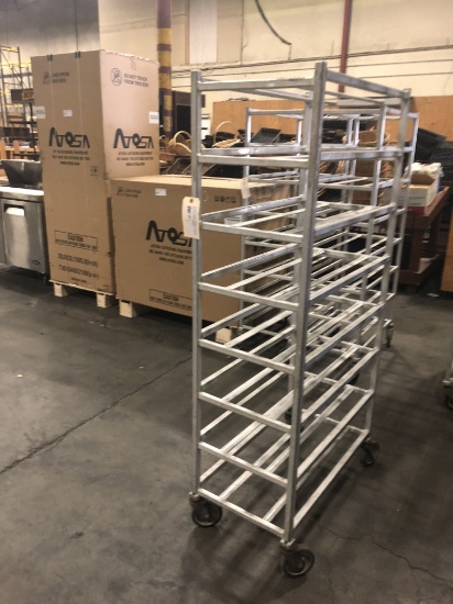 8 SHELF ALUM. MEAT CART