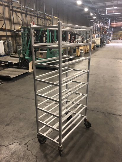 8 SHELF ALUM. MEAT CART