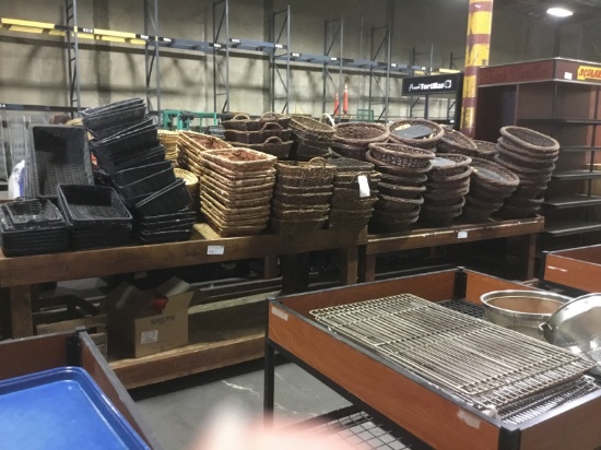LARGE LOT OF BASKETS