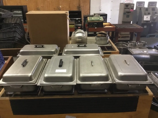 ONE LOT CHAFING DISHES
