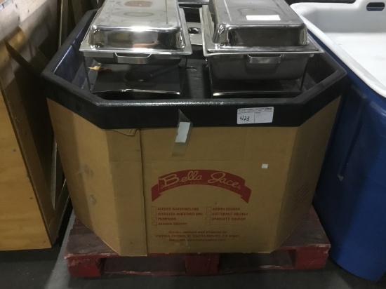 3 WATERMELON BOXES WITH PRODUCE DISPLAY TOP