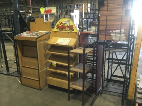 ONE LOT MISC. DISPLAY RACKS