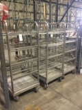 5 CHROME STOCKING CARTS