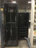 BLACK COMPUTER SHELVING