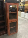 WOOD DISPLAY CABINET